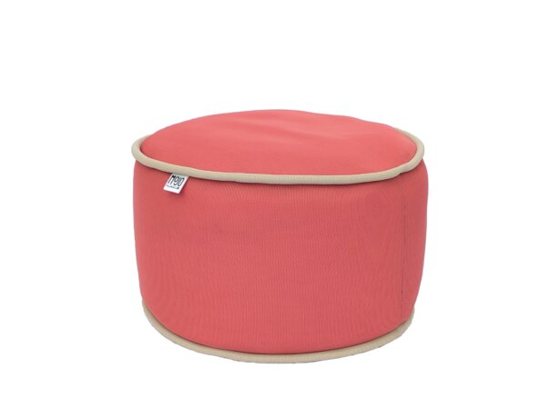 Outdoor Pouf MOJO POUF-POUF Coral / Beige