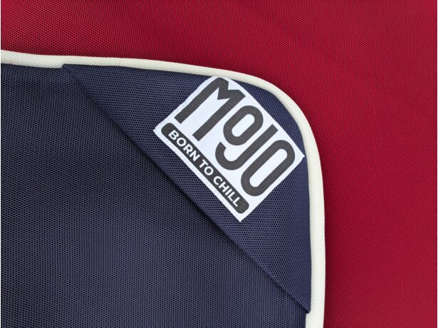 Outdoor Floating Beanbag MOJO WATER POUF Marine blue / White / Cherry Red