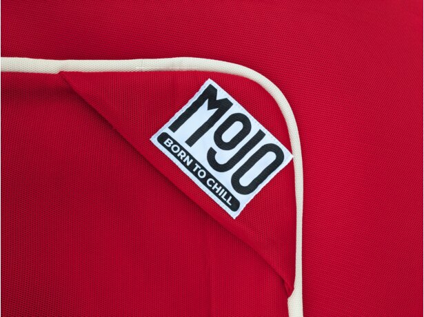 Coussin extérieur flottant MOJO WATERPOUF Rouge écarlate / Blanc